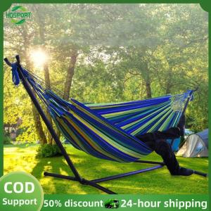 【HOSPORT】Portable Outdoor Canvas Yard Hammock Camping Sleeping Swing Hanging Bed【1-3 days delivery】