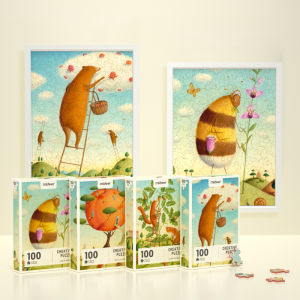 ( SIÊU GIẢM GIÁ) - XẾP HÌNH 4 CHỦ ĐỀ - CREATIVE PUZZLE MIDEER (MD3121 MD3124) - MIMO HOUSE