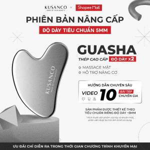 Guasha Thép Massage Mặt KUSANCO – Dụng Cụ Massage Thư Giãn Chăm Sóc Da