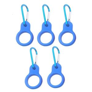 5Pcs Multicolor Silicone Carabiner Clip Water Bottle Holder Running Accessories Waterproof Hiking Organizers