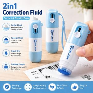 2 in 1 Privacy Protection Artifact Personal Privacy Thermal Paper Correction Eraser Home Office