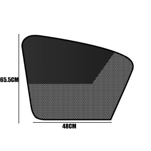 【Pphha】2PCS Car Side Window Sun Shade Cover Magnet Privacy Curtain Summer Anti Glare UV Block Sunshade for Front/Back Window