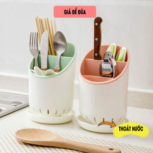 Ống đựng đũa đựng thìa có đáy thoát nước bảo quản dụng cụ nhà bếp My Home DN138