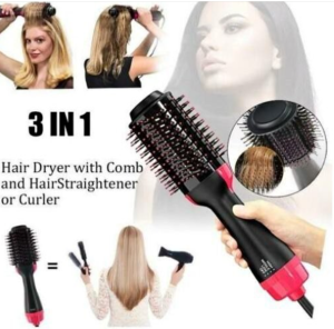 Step Hair Dryer Styler&Volumizer Hair Brush&Hot Air Blower For Hair Straightener&Curlers.