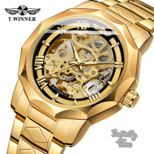 Infinitytime Jam Tangan T-Winner TW8249 Cowok Analog Rantai Stainless Mesin Automatic Kualitas Original Waterproof