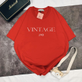 Áo Thun Unisex Oversize In Chữ "Vintage Cơ Bản", Form Rộng Thoáng Mát Nhiều Màu (M-2XL). 