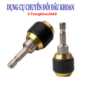 PVN67343 Đầu chuyển đổi tháo lắp nhanh mũi khoan lục giácđầu nối nhanh mũi máy khoan chất liệu thép không gỉ T888