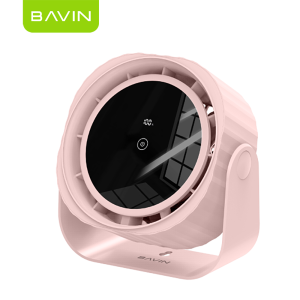 BAVIN BF005 3600mAh High-Speed Power Cooling Portable Desktop Fan Rechargeable & Digital Display w/ 120 Gears
