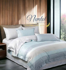 🍃ĐỦ SIZE🍃 Trọn Bộ Ga Gối Tencel Than Hoat Tính Thoáng Mát Kháng Khuẩn Bộ 4 và 5 Món Chăn Ga Gối Mềm Mát Đủ Kích Thước _ Nemtot Bedding