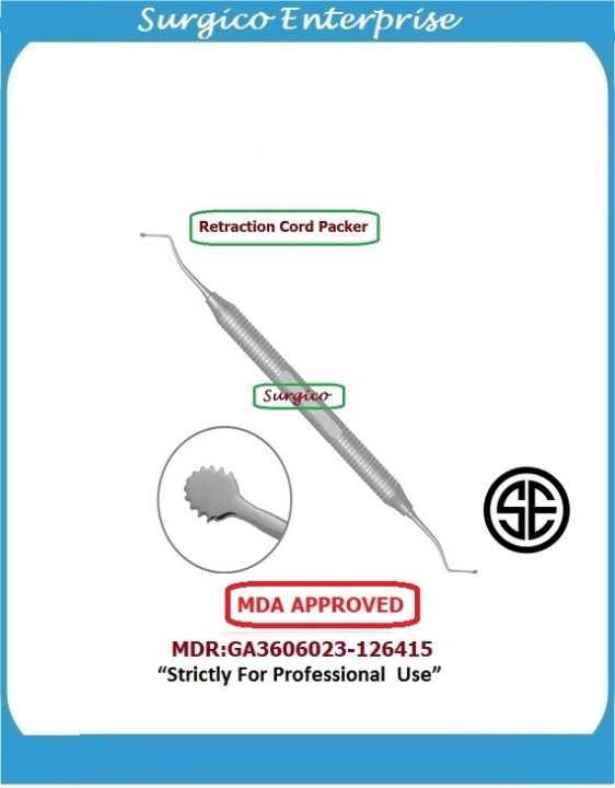 Cord Packer Gingival Retraction Cord packers Dental Use Instruments