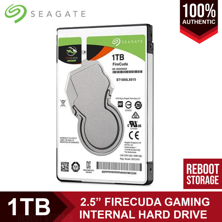 Seagate FireCuda ST1000LX015 1TB SSHD Gaming Solid State Hybrid Drives