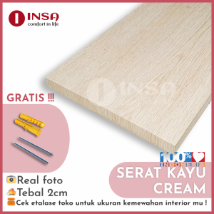 Rak Ambalan Aesthetic Panjang 80cm Lebar 10/15/20cm Tebal 2cm