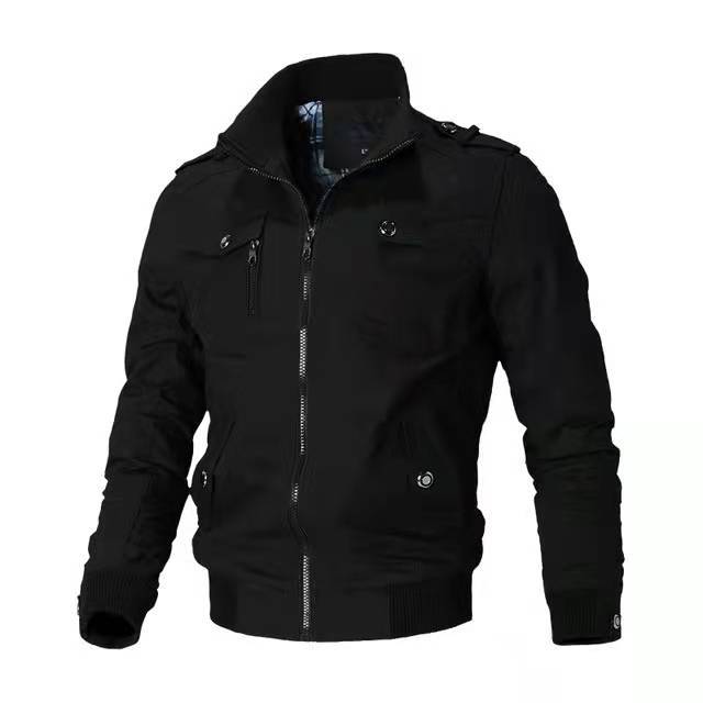 Emw Mens Jacket Fashion Casual Winter Jacket Outwear Stand Slim