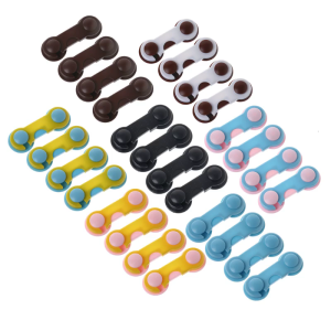 4pcs/lot Children Security Protector Baby Care Multi-function Child Baby Safety Lock Cupboard Cabinet Door Drawer Safety