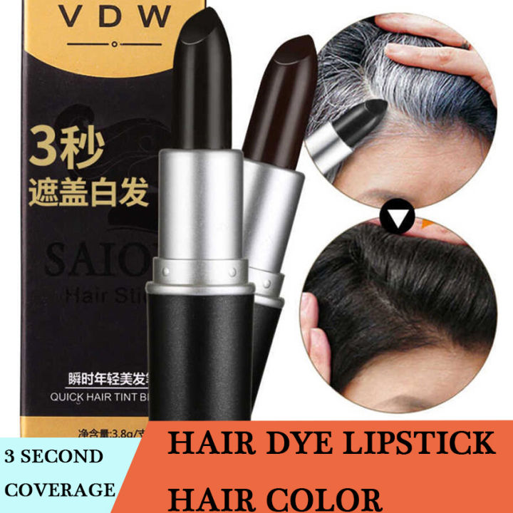 One Time Hair Fast Hair Dye Pen Pure Plant Hair Dye Stick One-time Fast ...