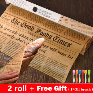 Sunchine Parchment Paper Baking Tools Food Grade Grease Paper Bread Sandwich Burger Fries Wrappers Cookie Oilpaper 3 Meters