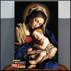 Hiasan Dekorasi Dinding Pajangan Wall Dekor Rohani Bunda Maria dan Bayi Yesus