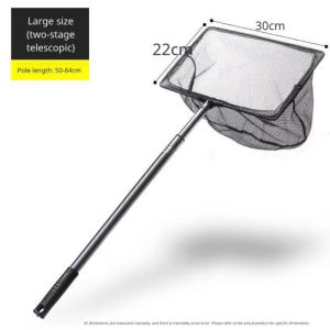 Mishilei Stainless Steel Fishing Gear Telescopic Fishing Gear Folding net triangular head net portable positioning net
