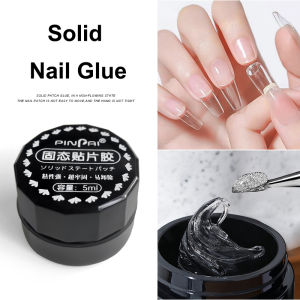 PINPAI 5ml Fast Drying Solid Fake Nails Glue Artificial False Nail Tips Gel Glue Adhesive For Decoration Accessories Nail Drill Gel