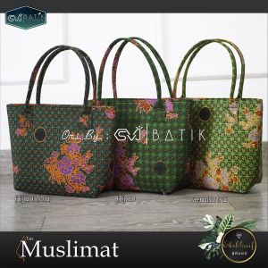 Fatayat Nu dan Muslimat Setelan Wanita Bahan Sanwos Model Tunik Rok Span