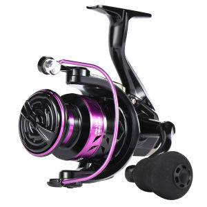 [COD]Spinning Fishing Reel 5.2:1Gear Ratio 1000-4000 Full Metal Spool Fishing Wheel EVA Handle Fishing Reel Saltwater and Freshwater