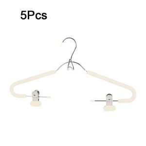 LIANG 5Pcs Không có dấu vết Giá phơi đồ lót bằng bọt biển Chống trượt Có thể xếp chồng lên nhau Móc treo quần áo Thực tế Tiết kiệm không gian Móc treo không để lại dấu vết dành cho hộ gia đình