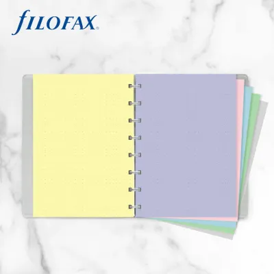 Filofax Refill A5 Notebook Paper Pastel Dotted | Notebook Refill |