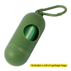 HamshMoc Lightweight Pet Poop Bag Holder Portable Dog Waste Bag Dispenser Leash Attachment Pouch Dispenser for Pets Traveling Hiking