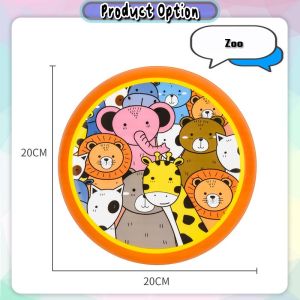 [iRojak] Flying Saucers Soft Frisbee Throwing Disc Flying Disc Toy Kids Outdoor Toys 儿童飞盘 Mainan Budak - BT346