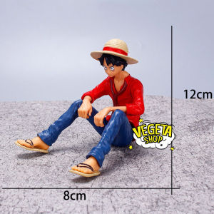 Mô hình One Piece - Luffy mũ rơm ngồi - Kích thước 8x12cm - Mô hình cực chắc tay to nặng nét đẹp