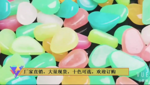 แพ็คของก้อนกรวดเรืองแสง100อันหินเรืองแสงสำหรับพิพิธภัณฑ์สัตว์น้ำตกแต่งสวนและงานฝีมือโครงการงานฝีมือหินแต่งสวนเรซิ่น