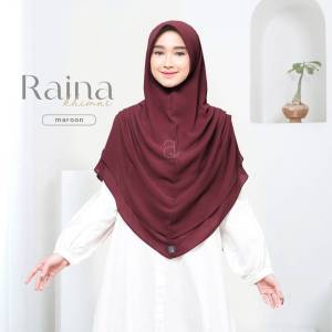 Azmeela Raina Khimar Aksen Ruffel Bahu