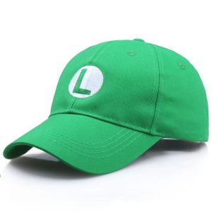 15MIN Dễ thương Odyssey Luigi Bros Phụ kiện Cosplay Mũ chống nắng Có thể điều chỉnh Mũ bóng chày Anime Những cái mũ bóng chày Mũ Super Mario Mũ bóng chày