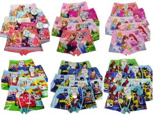 ( มีคูปองส่งฟรี) กางเกงในเด็ก กางเกงในเด็กหญิง กางเกงในเด็กชาย กางเกงในขาสั้น เลือกลายได้ คละสีส่ง ผ้านิ่ม ใส่สบาย V.2