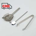 Bartender Set 5 in 1 Cocktail Shaker Bottle 350ml Jigger Stainless Pengaduk Minuman Bar Cafe Barista. 