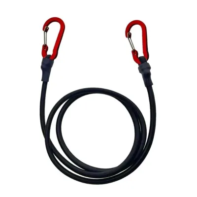 NAPKERY Elastic Bungee Cord 3 Sizes Carabiner Hooks Tie Strap String Heavy Duty Bike Luggage Rope for Camping Hiking