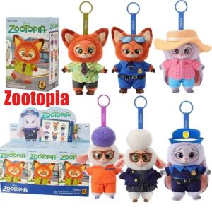 Zootopia Blind Box Mini Animal Series Cute Nick Judy Plush Doll Blind Box Random Box Birthday Gift Toy