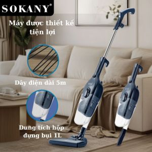 Máy hút bụi cầm tay đa năng 2IN1 SOKANY SK-13043 CÓ DÂY công suất 2000W lực hút siêu mạnh siêu sạch đánh bay mọi bụi bẩn (BẢO HÀNH 12 THÁNG)