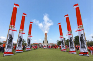 Bendera Umbul umbul Bandir Soekarno