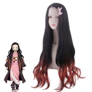 Adult Kid Anime Demon Slayer Kamado Nezuko Cosplay Costumes Kimetsu No Yaiba Kimono Halloween Costumes for Womens Role Play