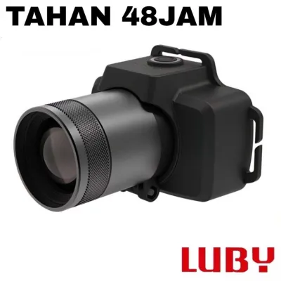 SENTER KEPALA LUBY L-2906NL 65WATT 4800MAH LED LASER ZOOM OUT WATERPROOF IPX6 - MODE DIMMER DENGAN INDIKATOR BATERAI TAHAN 48JAM