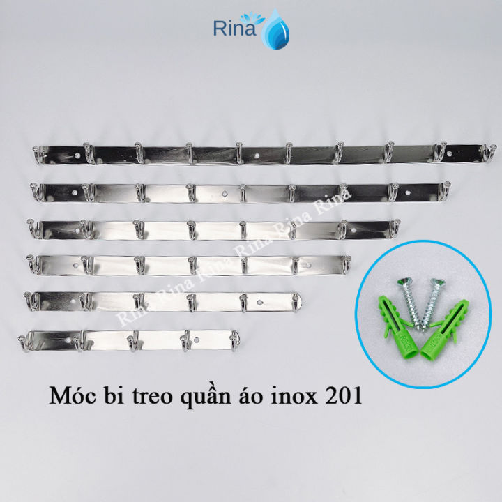 Móc bi treo quần áo, móc áo inox 201 tốt giá rẻ Rina | Lazada.vn