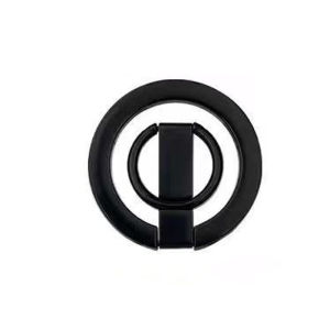Double‑Sided Magnetic Phone Ring Holder Slim Portable 360 Rotation Folding Smartphone Kickstand