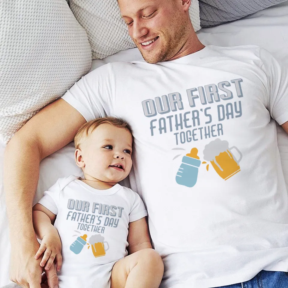 Baby Bodysuit Father And Child Matching Clothing Father Son Baby