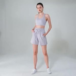 2025Womens Athletic Shorts Loose Long Shorts High Waisted Running Shorts Pockets Sport Shorts Gym Workout Shorts8/27