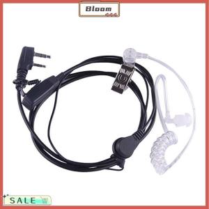 Follow Get New[Bloom Z] ชุดหูฟังสไตล์ FBI หูฟังไมโครโฟนวิทยุรักษาความปลอดภัยเครื่องรับส่งวิทยุ2ขา