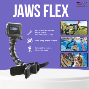 [ COD ] Jaws Flex Clamp Mount Action Camera Gopro / Yi Cam / Akaso / Dji / Bpro / Brica / Kogan
