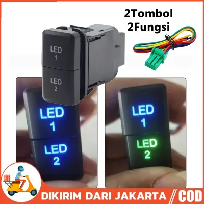 HOHODALINK Saklar switch foglamp lampu kabut 2 fungsi universal COD