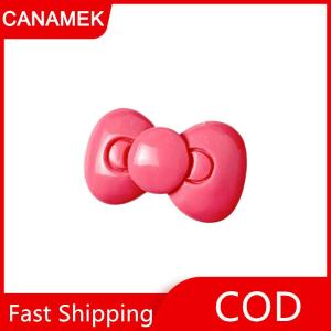 【CANAMEK】 Kawaii Bow kẹp tóc tóc phụ kiện dễ thương Cô Gái Trái Tim Side Clip bangs khí đồ trang sức