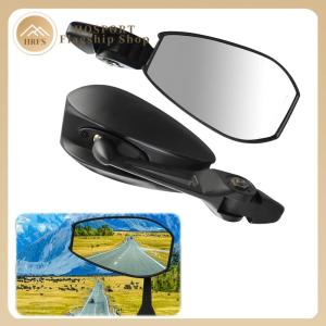 【HRFS】 2Pcs HD Motorbike Side Mirror Foldable HandleBar Side View Mirror Universal Motorcycle Reflector for Bicycle Motorbikes